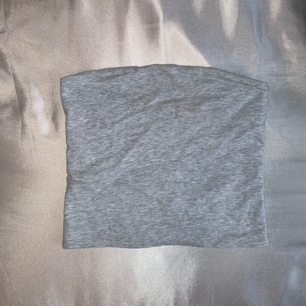 Grey brandy Melville tube top from pacsun